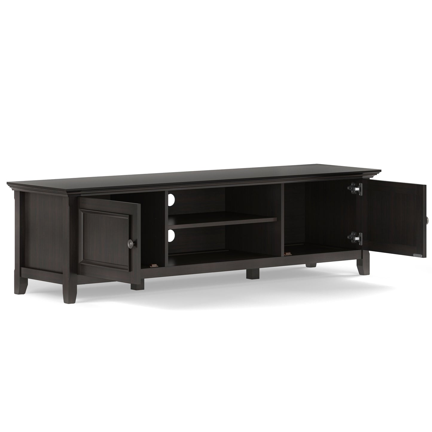 Amherst - Low TV Media Stand - Hickory Brown