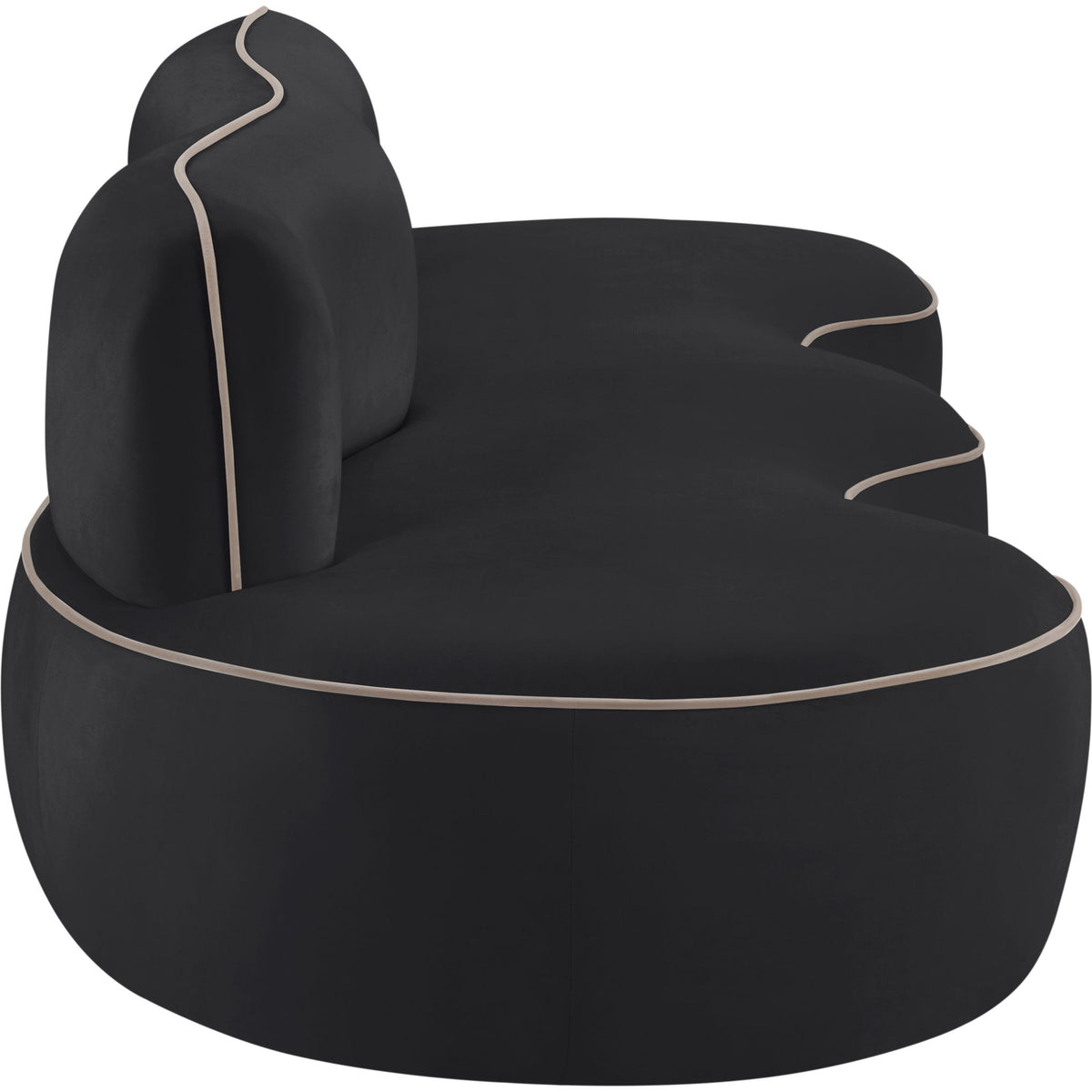 Swerve - Velvet 101" Upholstered Sofa