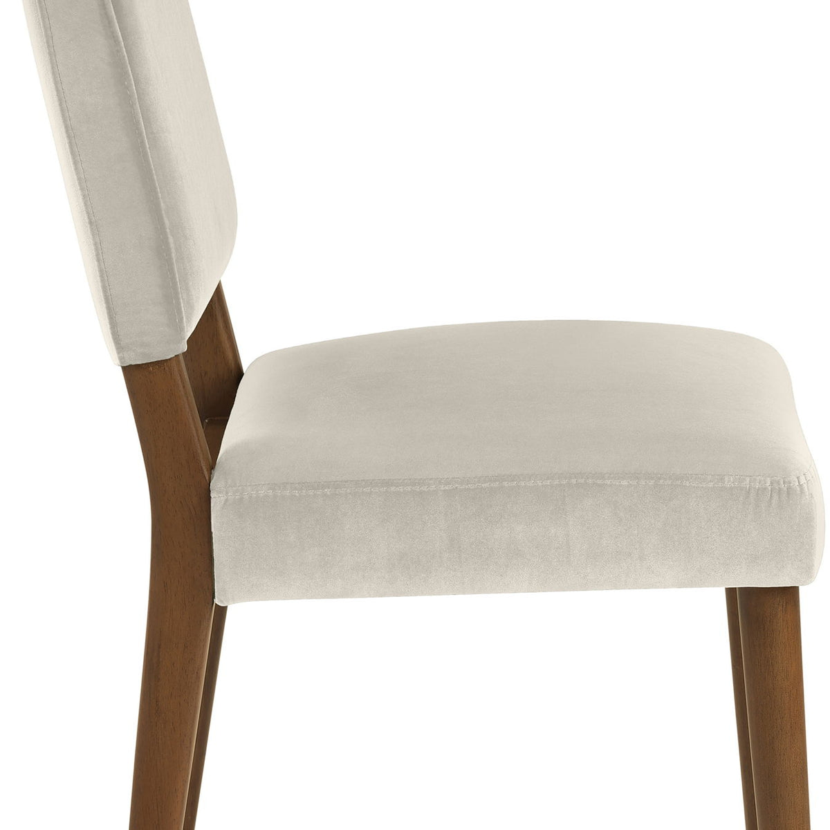 Varinelle - Velvet Dining Chair (Set of 2) - Walnut Frame