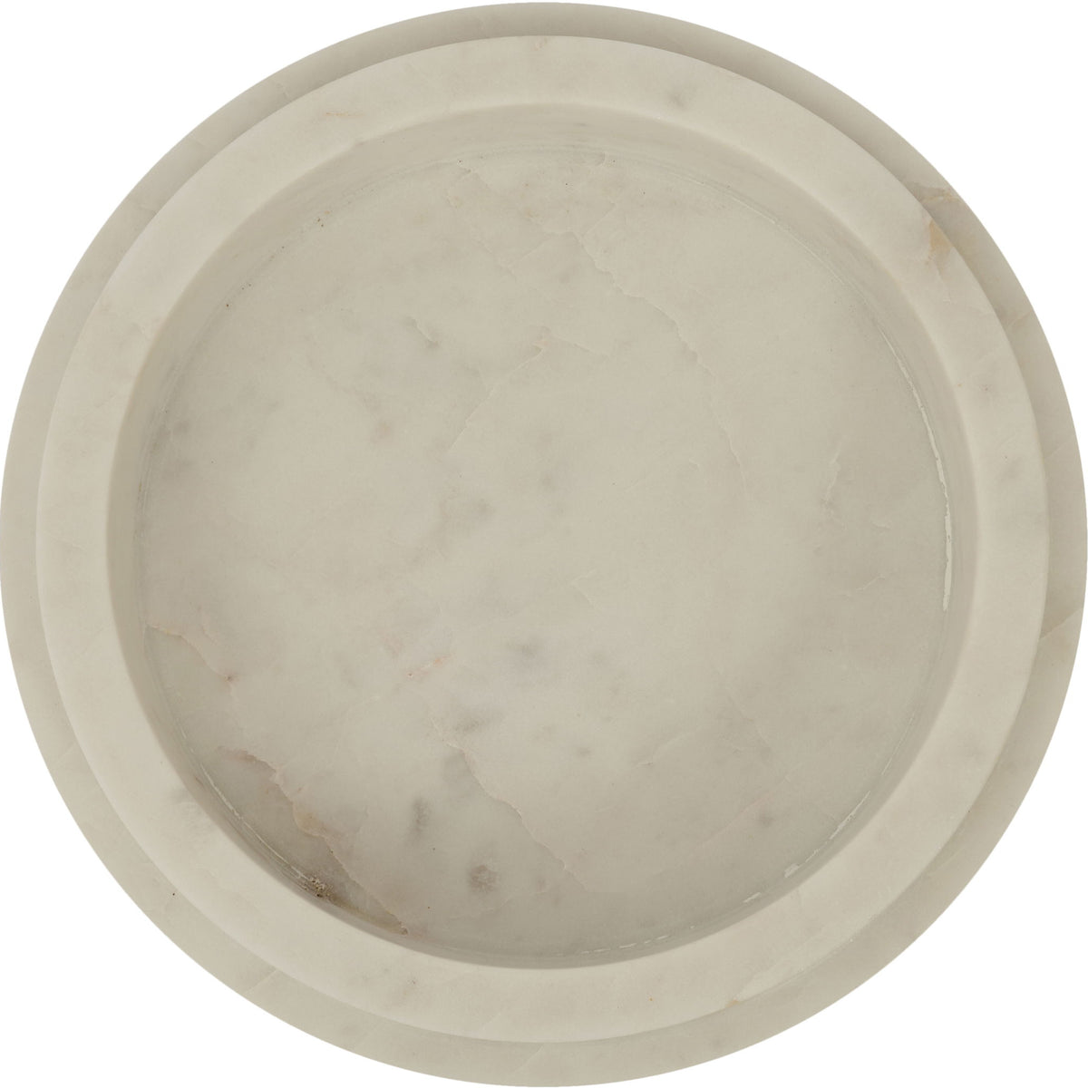 Parsons genuine marble bowl, white marble close-up with subtle veining