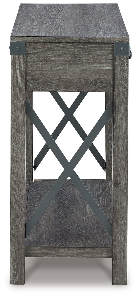 Freedan - Console Sofa Table - Grayish Brown