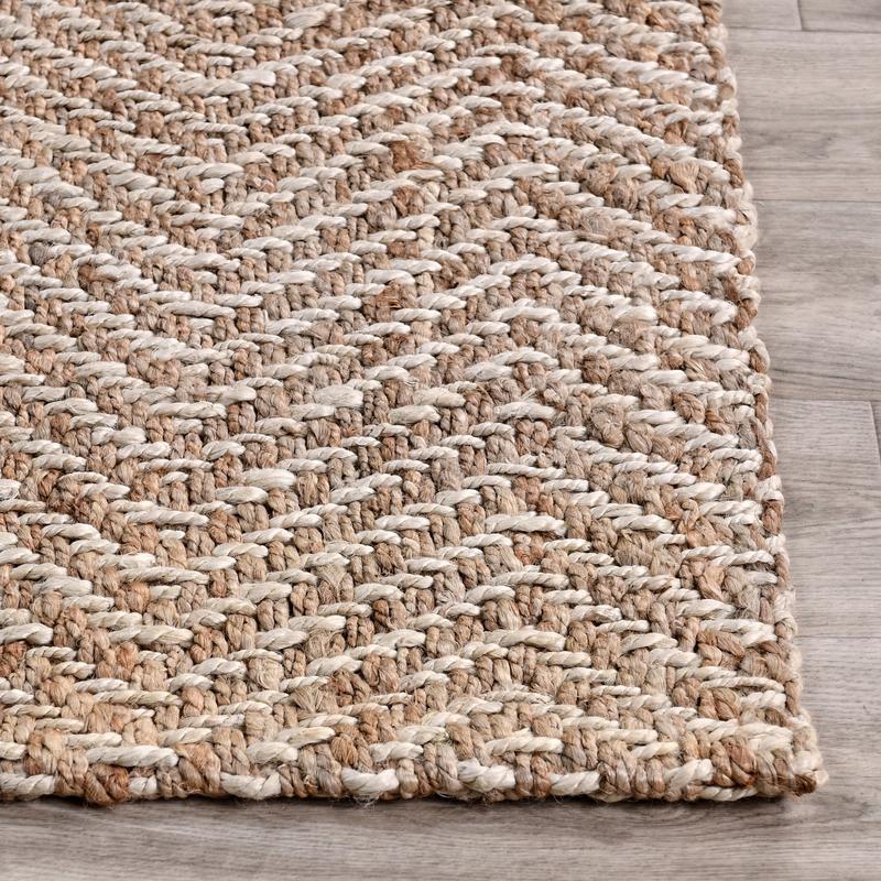 Jute Favorites - 1' x 1' Herringbone Rug