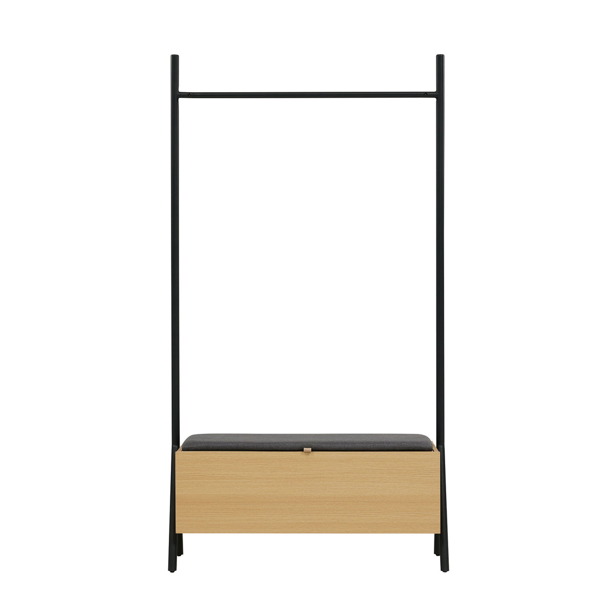 Paloma - Open Hanging Closet - Light Oak