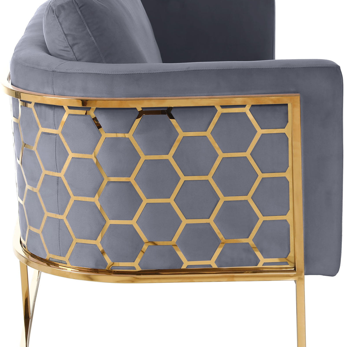 Casa - Sofa with Gold Legs