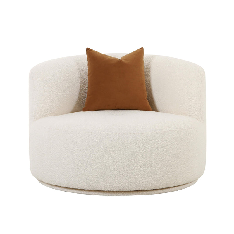 Fickle - Swivel Chair - Cream