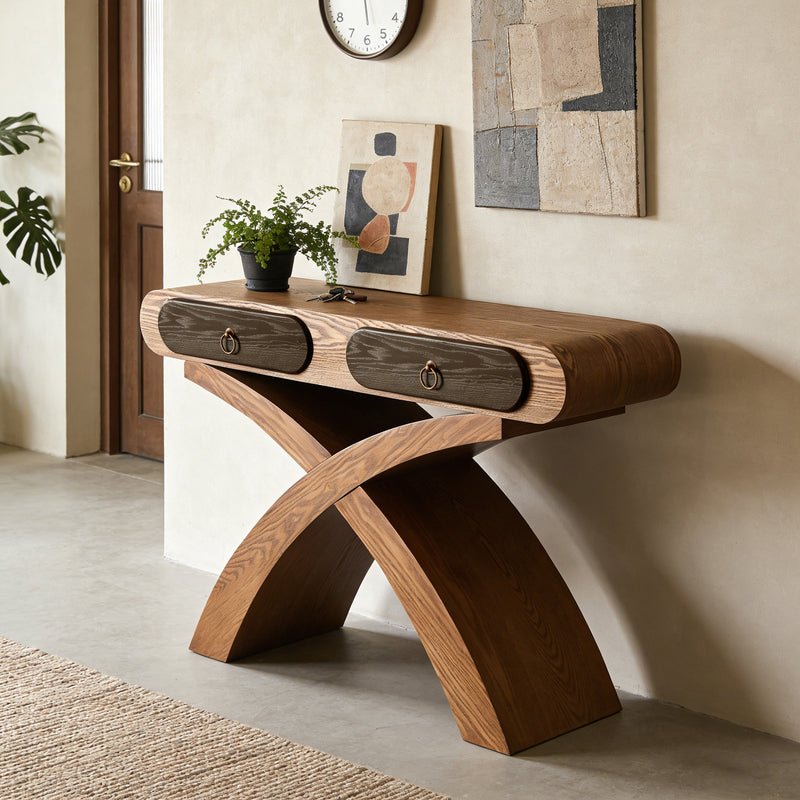 Console Table Brown