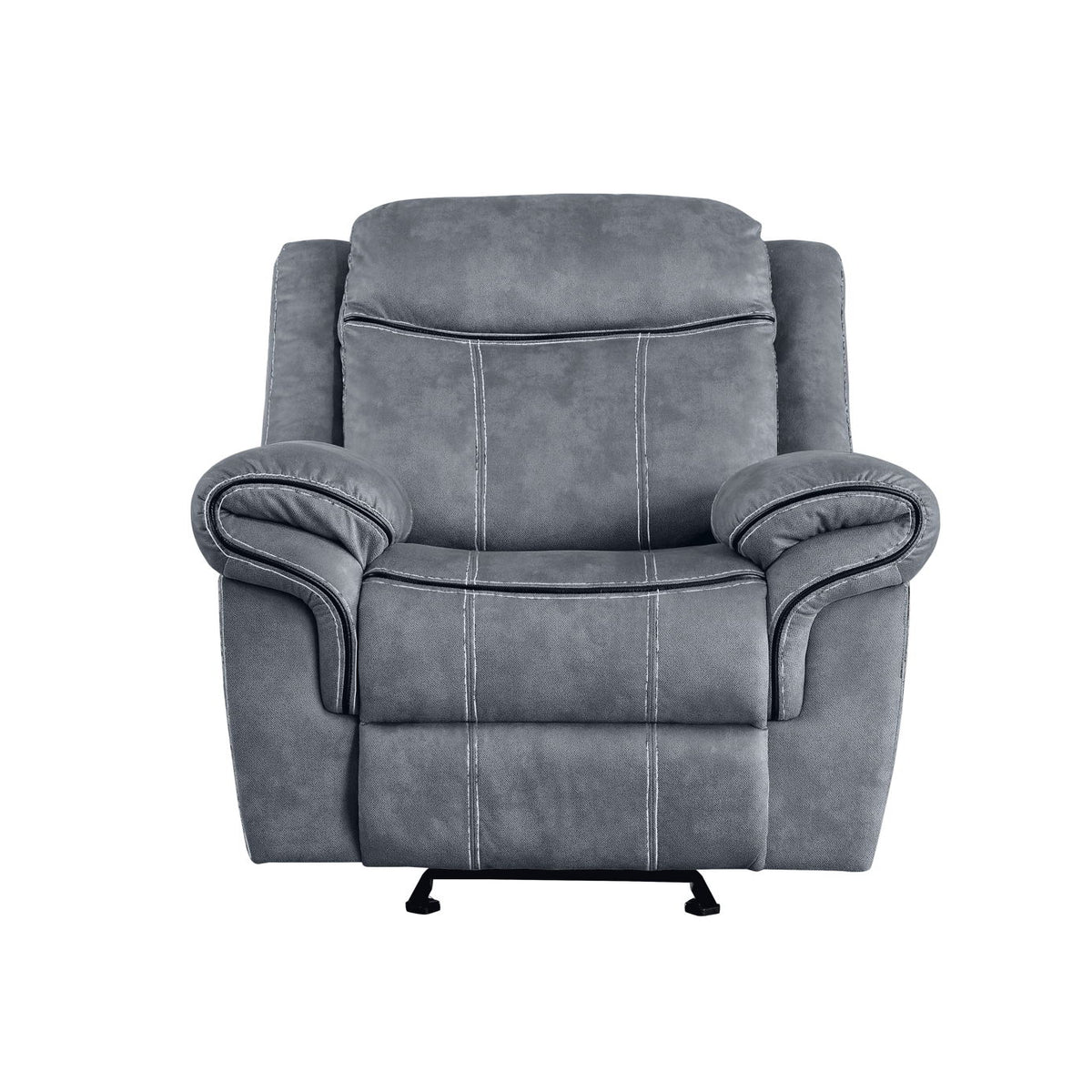 Zubaida - Two Tone Velvet Glider Recliner