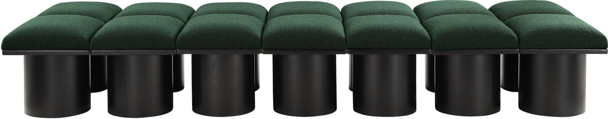 Pavilion - 14 Piece Modular Bench With Black Base