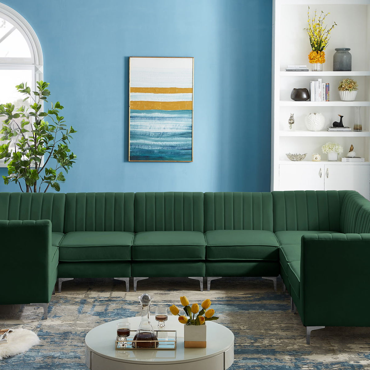 Alina - 8 Piece Modular U-Shaped Sectional