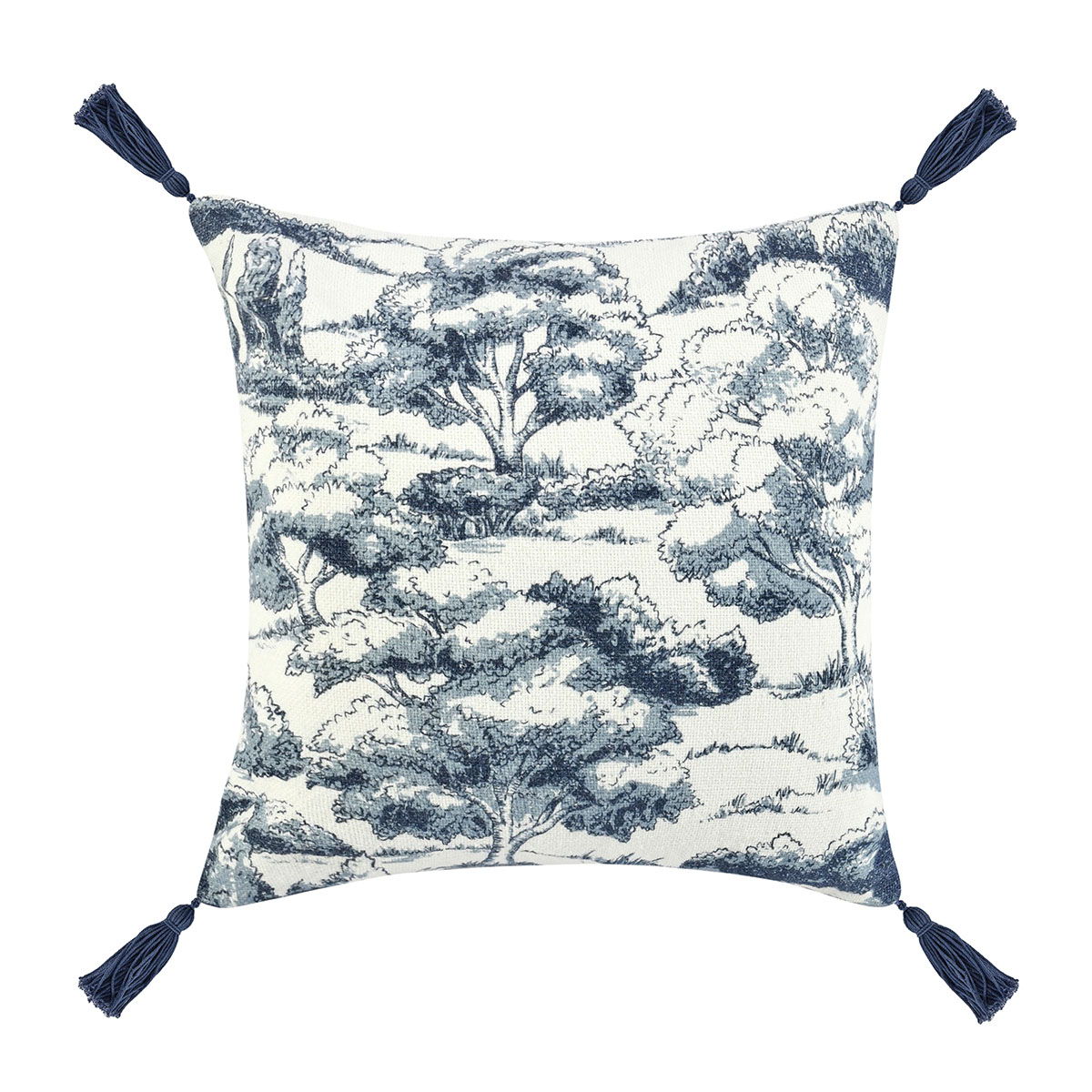 Timeless - TL Stonework Pillow - Denim Blue