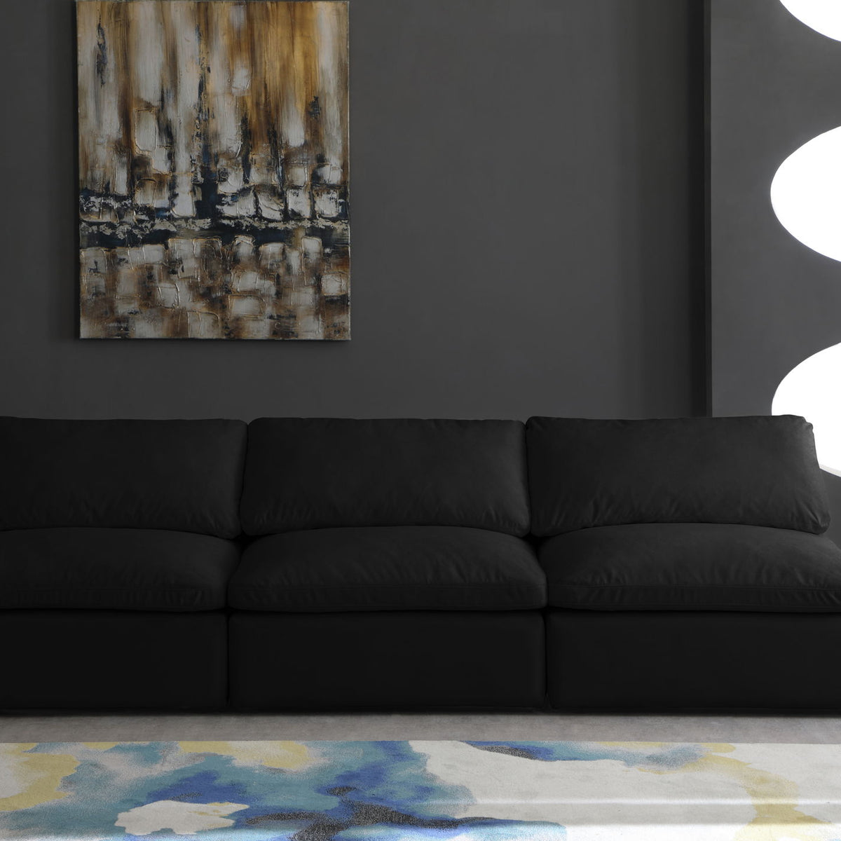 Cozy - Modular Armless 3 Seat Sofa