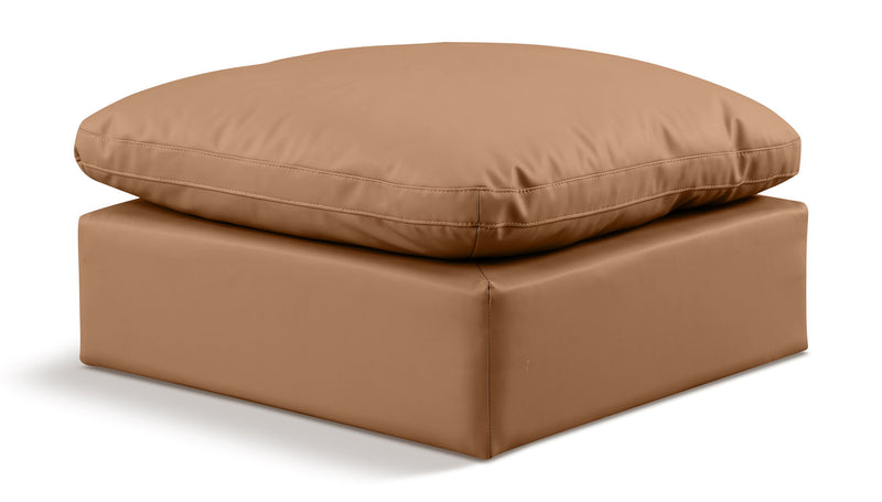 Indulge - Faux Leather Ottoman