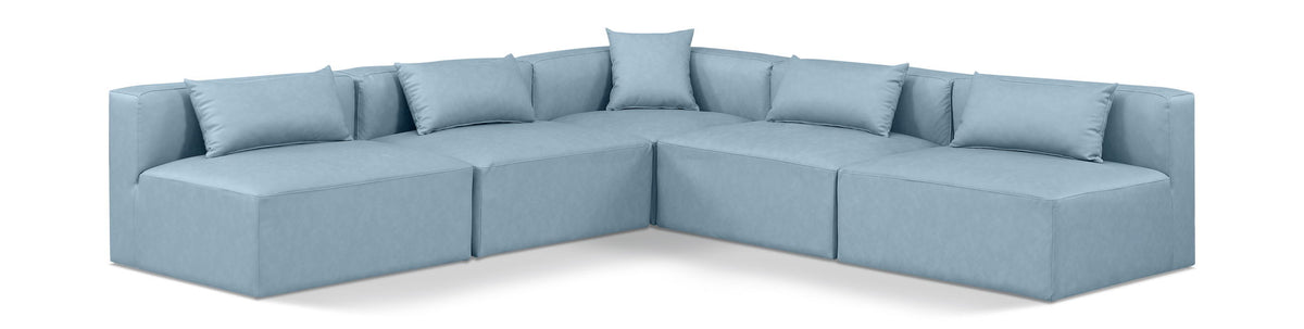 Cube - 5 Piece Modular Corner Armless Sectional