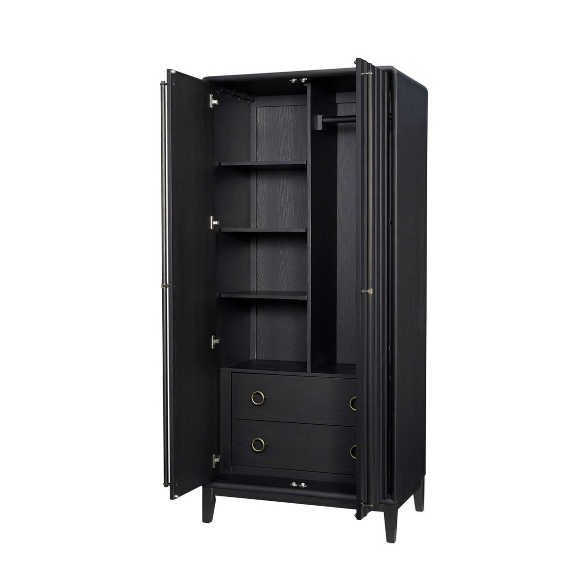 Spacious Storage Armoire - Peppercorn