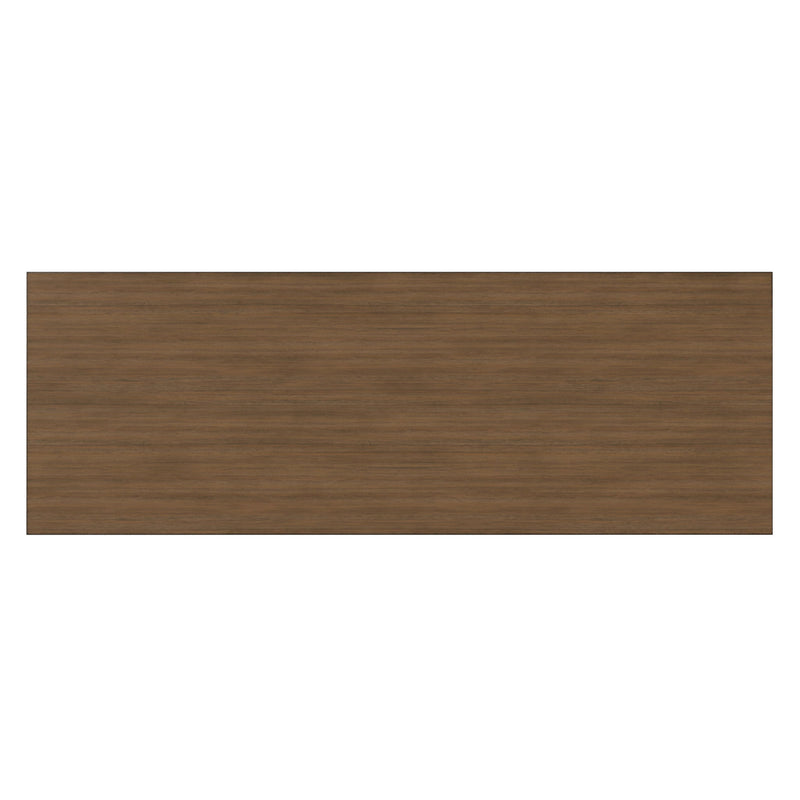 Aged brown wood board with horizontal grain texture