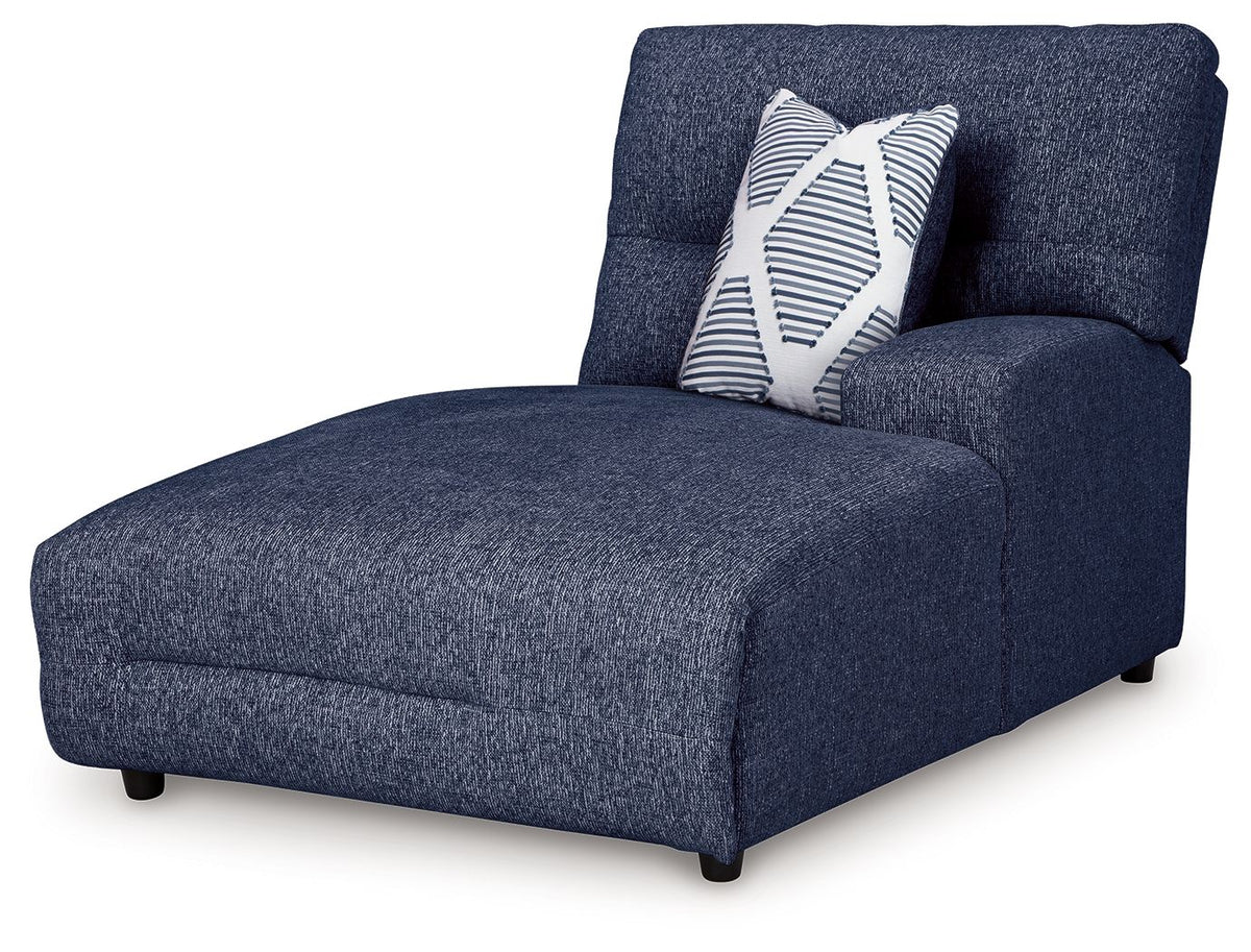 Acklen Place - Raf Power Reclining Back Chaise - Navy
