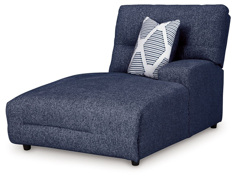 Acklen Place - Raf Power Reclining Back Chaise - Navy