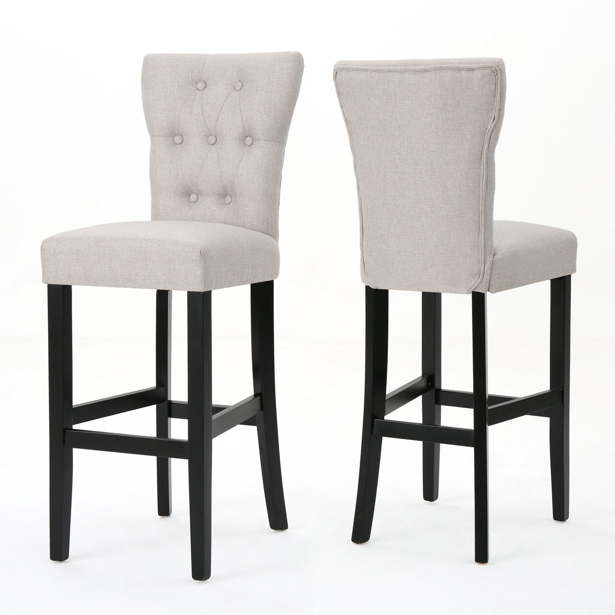 Elegant Barstool Set With Plush Cushioning