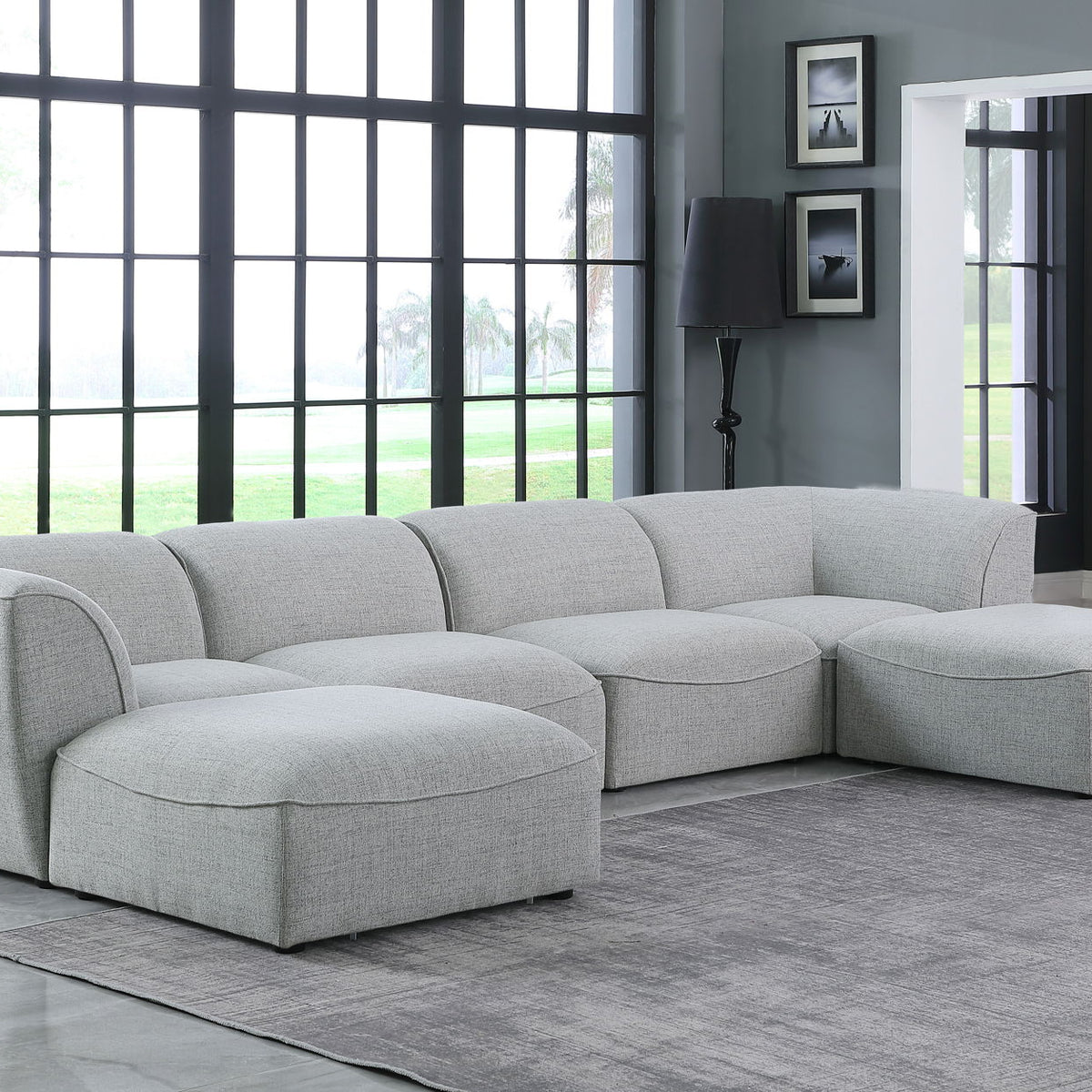 Miramar - 6 Piece Modular Sectional