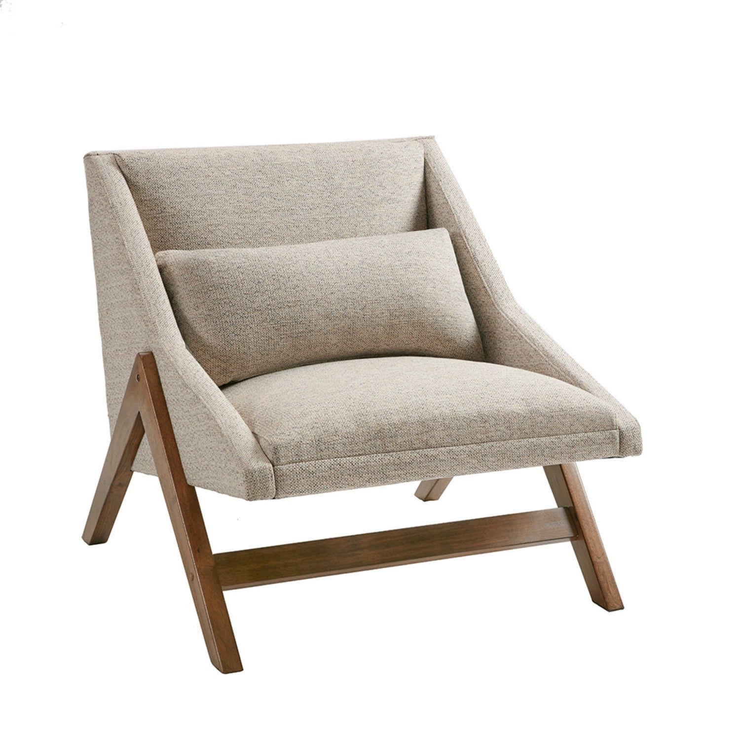 Chair With Removable Pillow - Brown