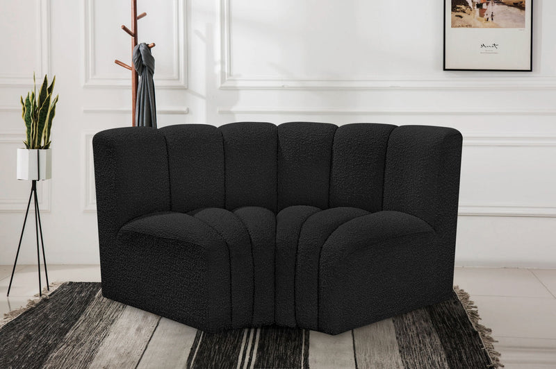 Arc - Boucle Fabric 2 Piece Modular Sofa