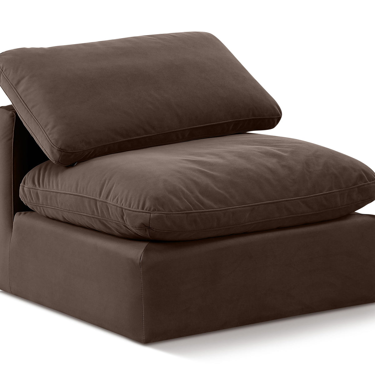 Indulge - Velvet Armless Chair