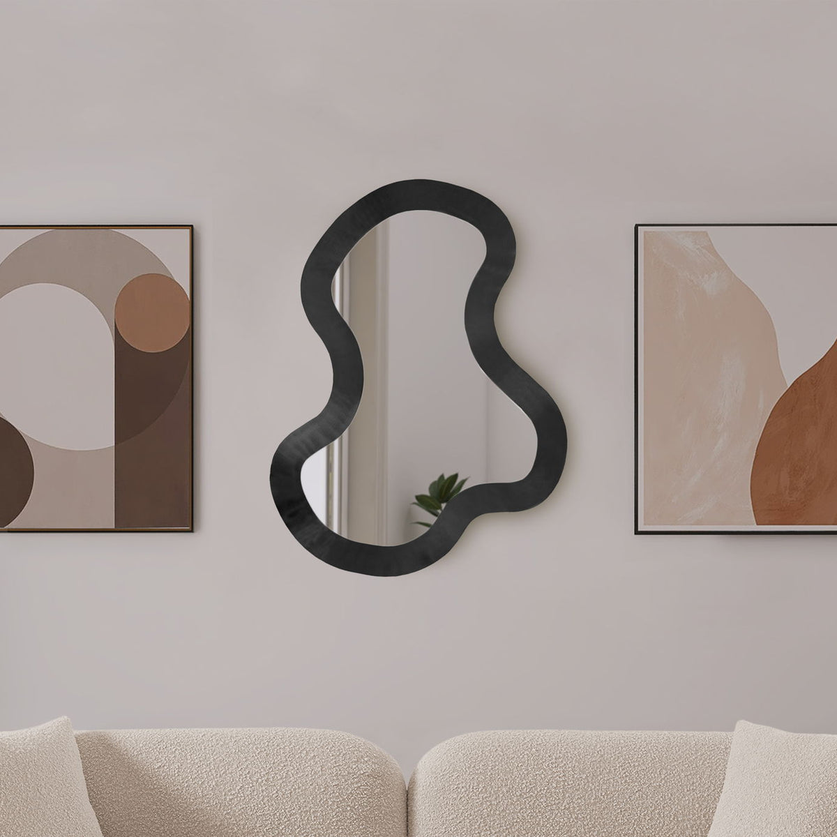 Oblique - Metal Frame Mirror