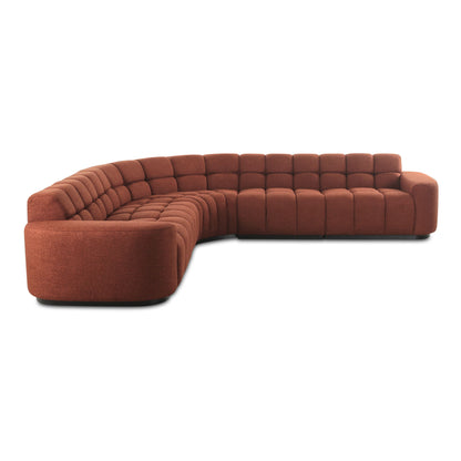 Roman - L-Shaped Sectional - Red