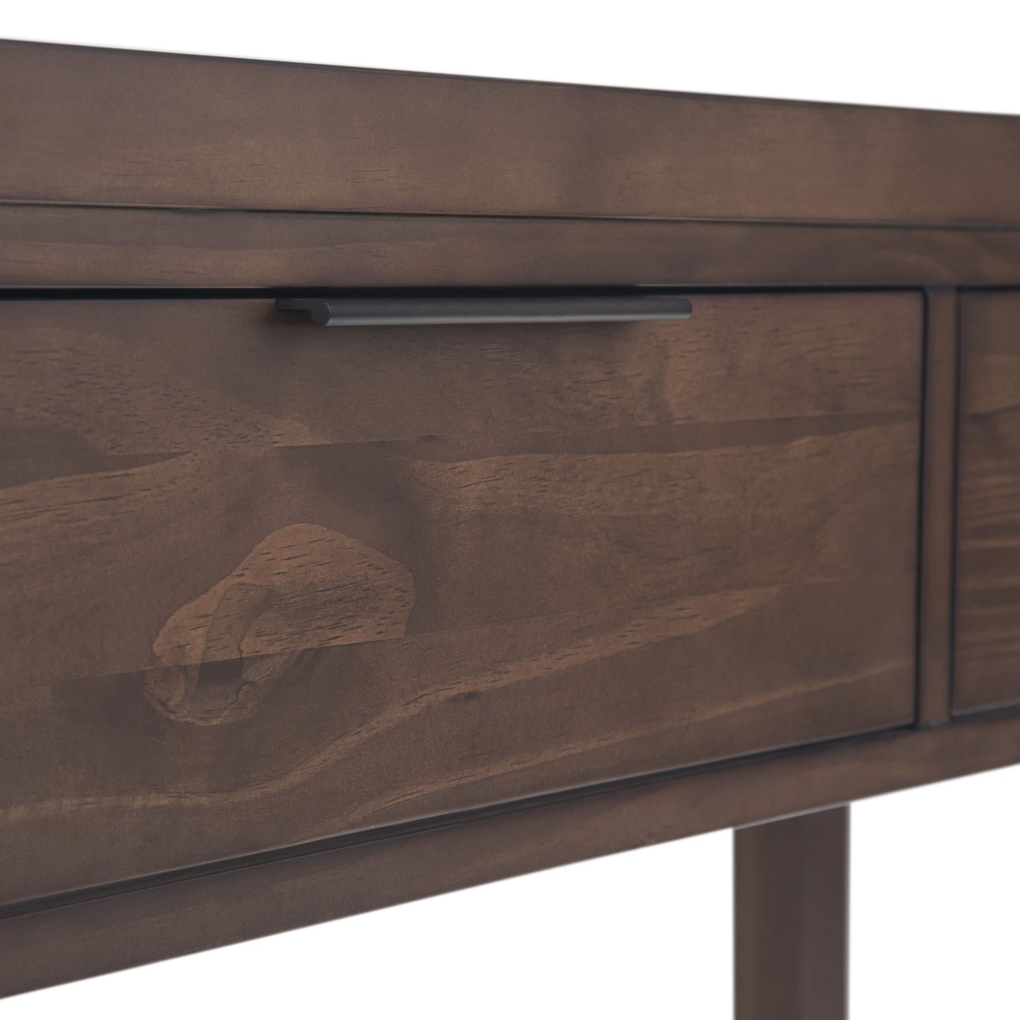 Hollander - Wide Console Table - Warm Walnut Brown