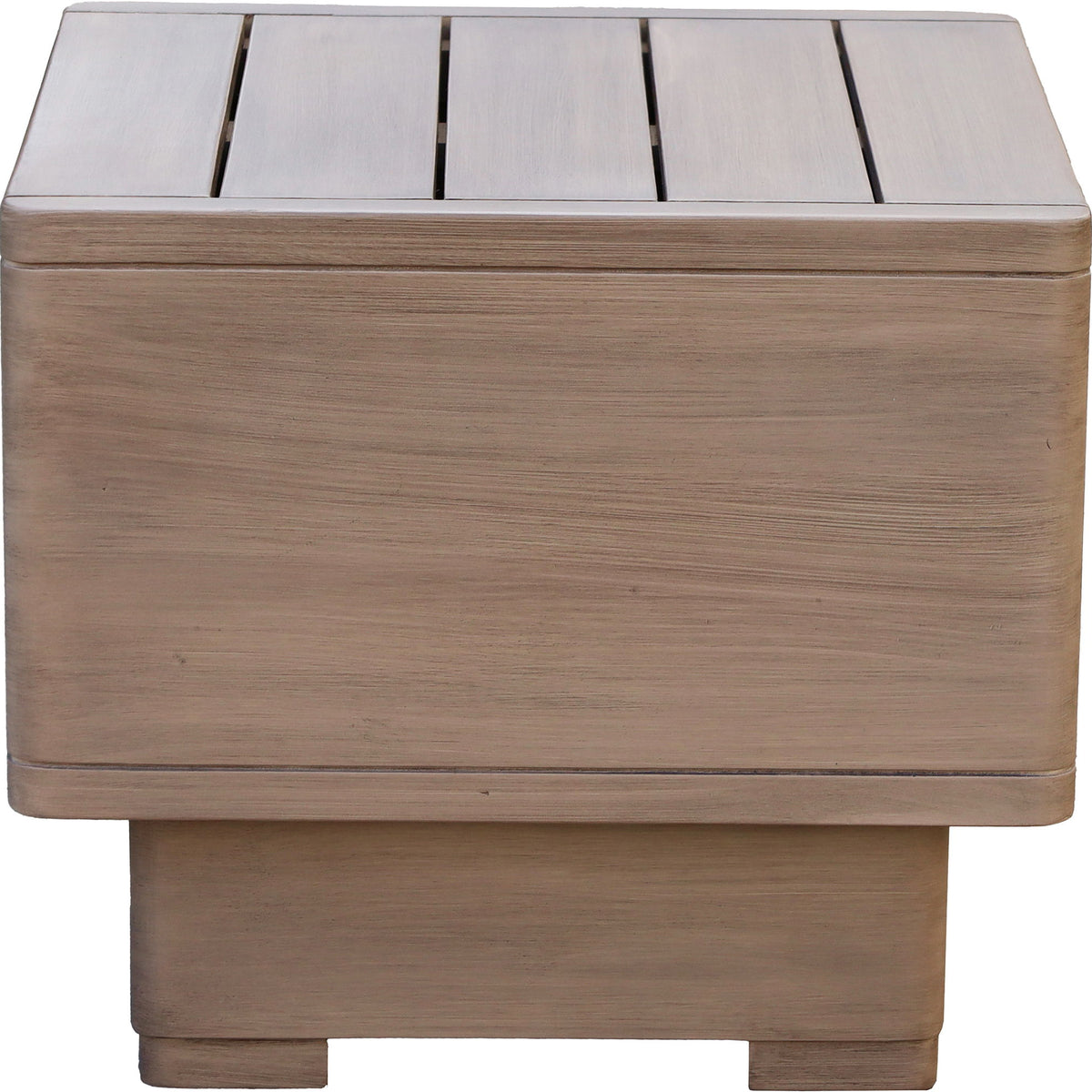 Solace - Acacia Wood Outdoor Patio End / Side Table - Natural