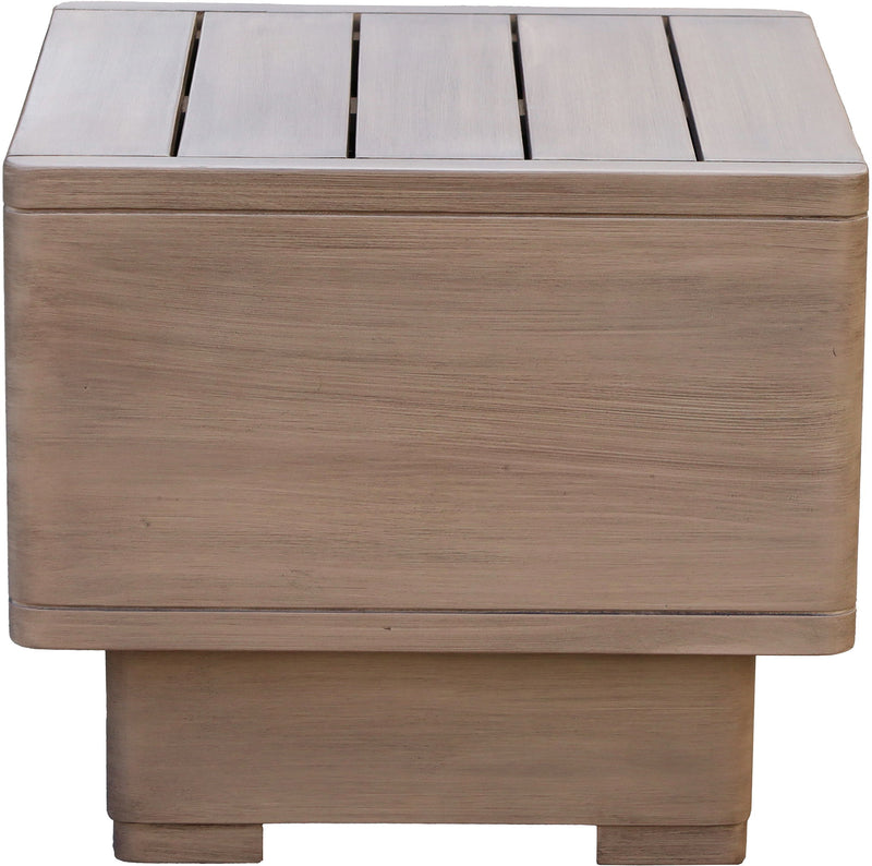 Solace - Acacia Wood Outdoor Patio End / Side Table - Natural