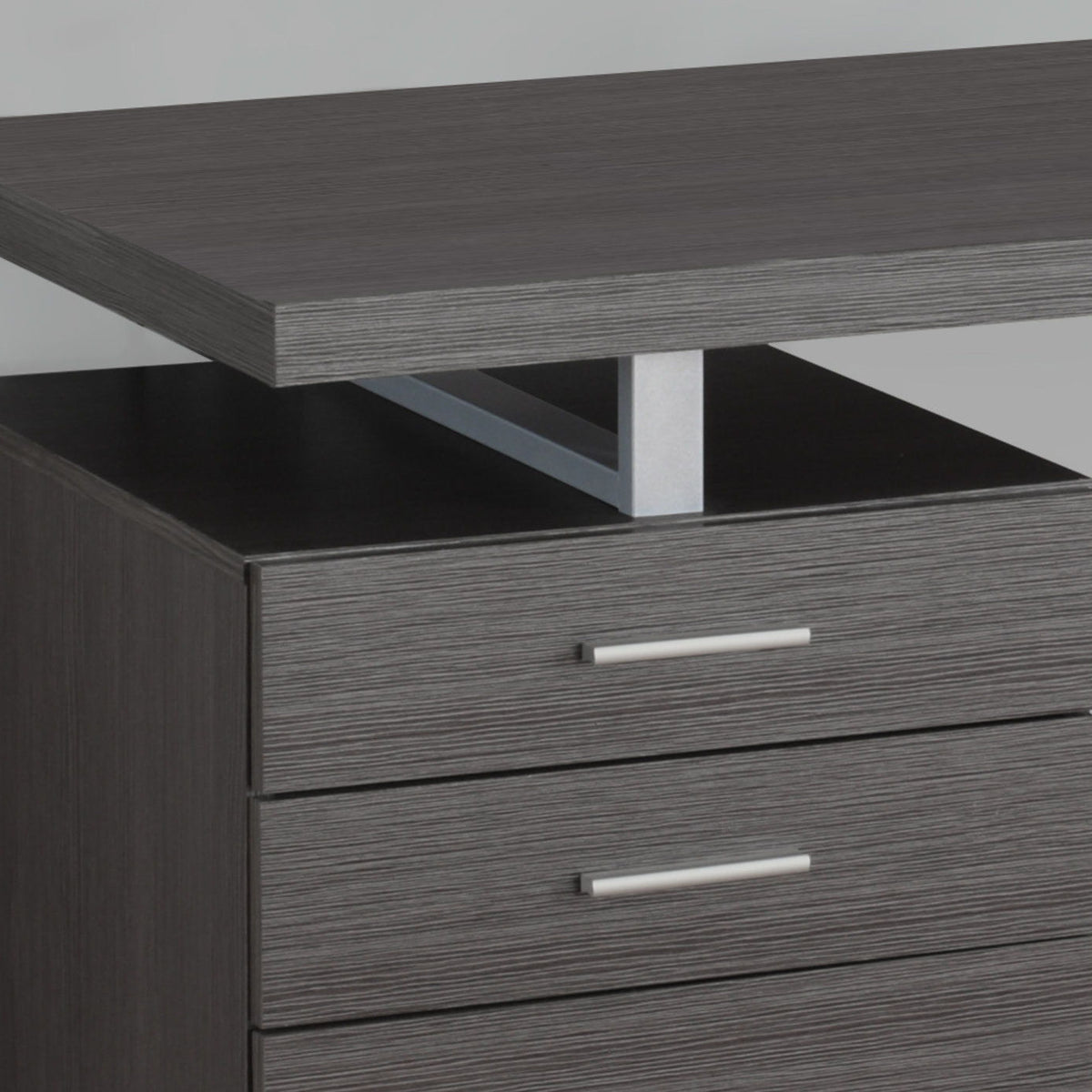 Computer Desk Left Right Set-Up Storage Drawers For Home Office