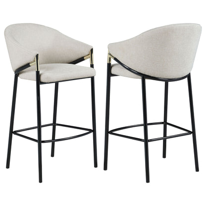 Sloped Arm Bar Stools (Set of 2)