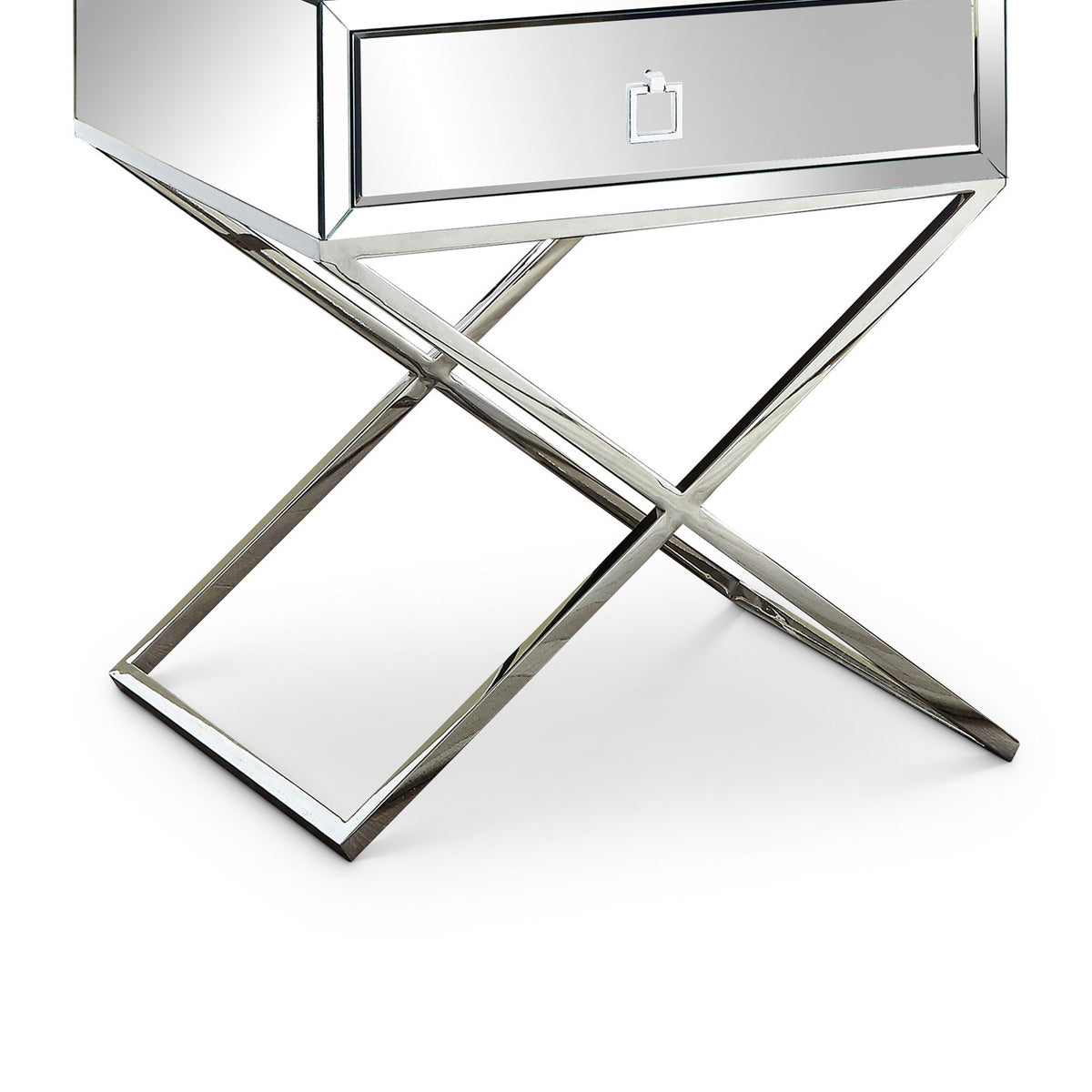 Lynn - Side Table - Chrome