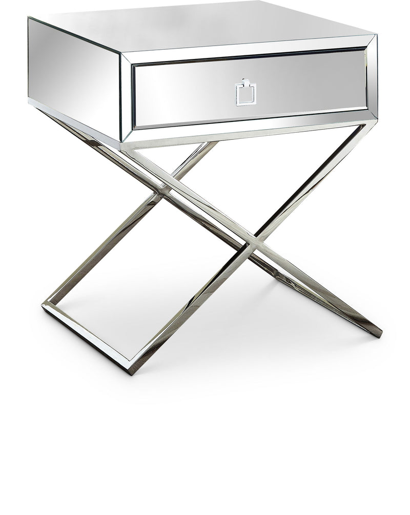 Lynn - Side Table - Chrome