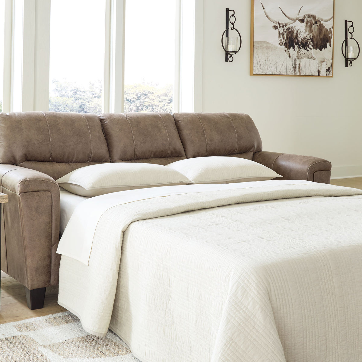 Navi - Fossil - Queen Sofa Sleeper