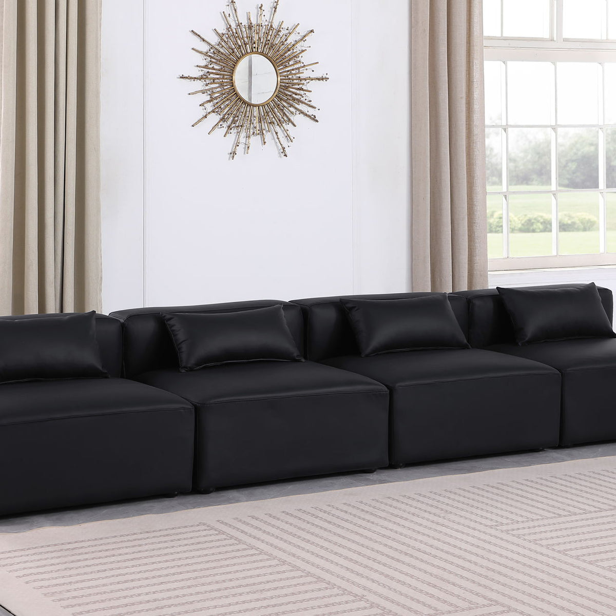Cube - Modular 4 Seat Armless Sofa