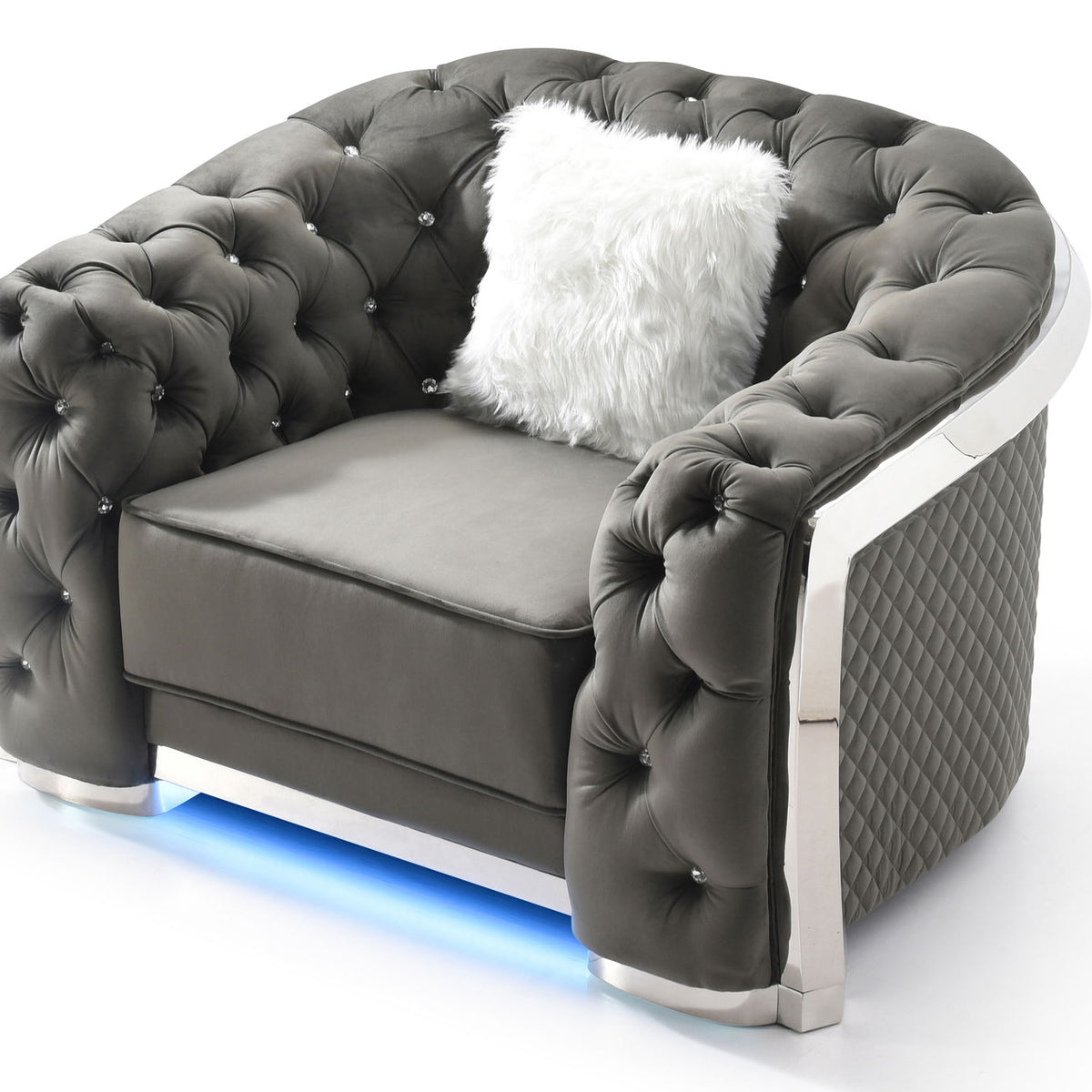 Sophisticated Accent Chair - Gray