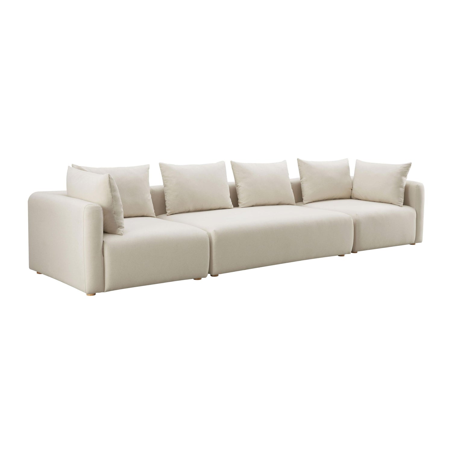 Hangover - 145" Long Linen Sofa - Cream