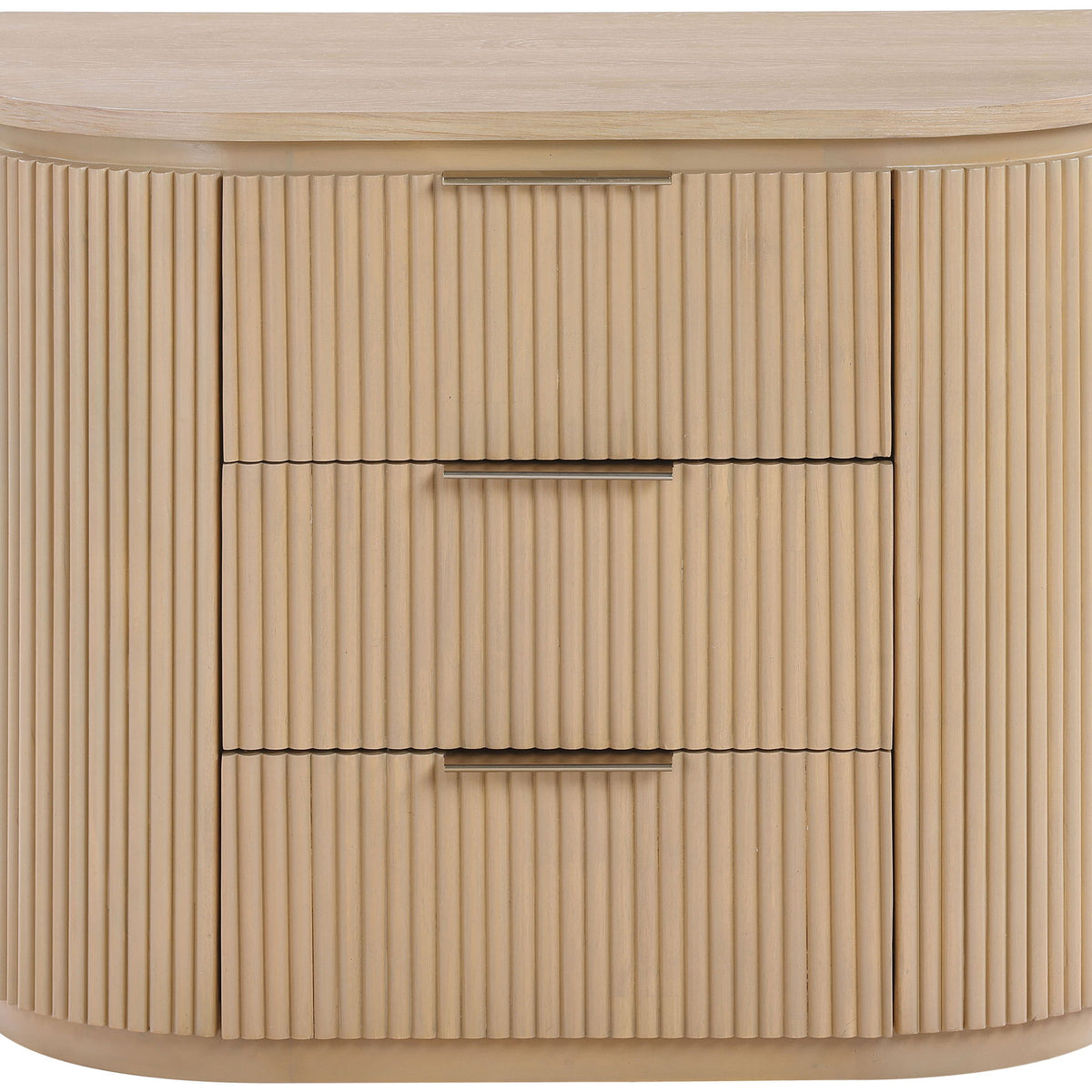 Astrid - Solid Wood And Oak Veneer Nightstand