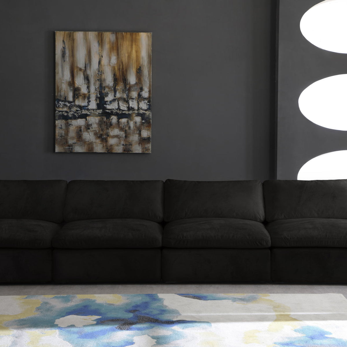 Cozy - Modular Armless 4 Seat Sofa