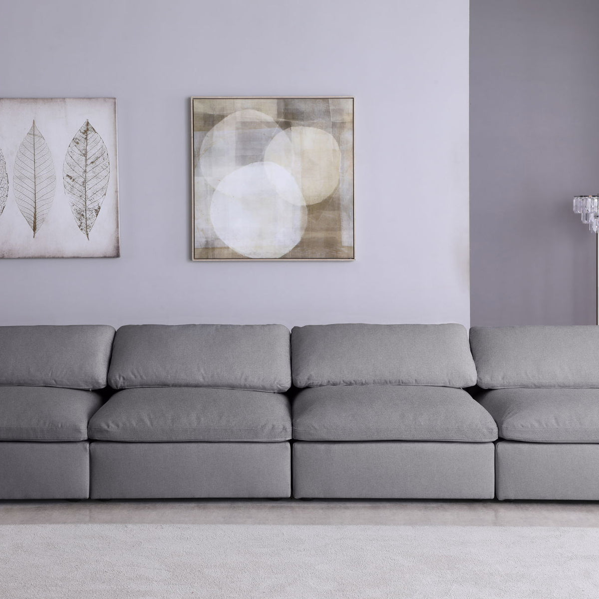 Serene - Modular Armless 4 Seat Sofa