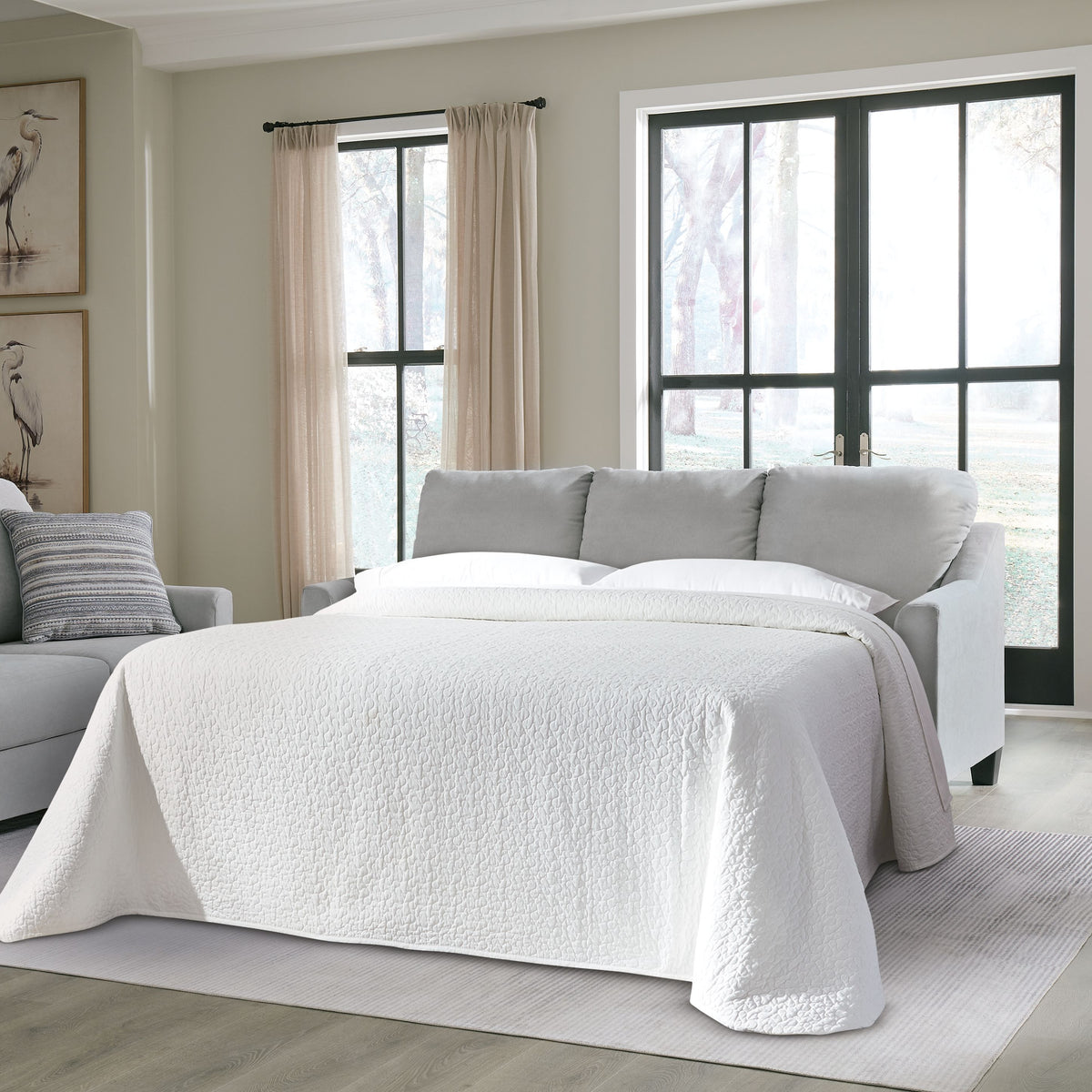 Adlai - Shadow - Queen Sofa Sleeper