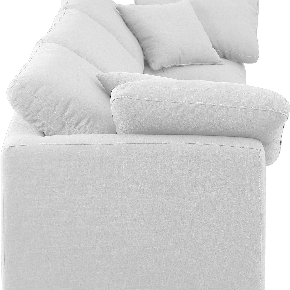 Indulge - Linen 3 Piece Modular Sofa - White