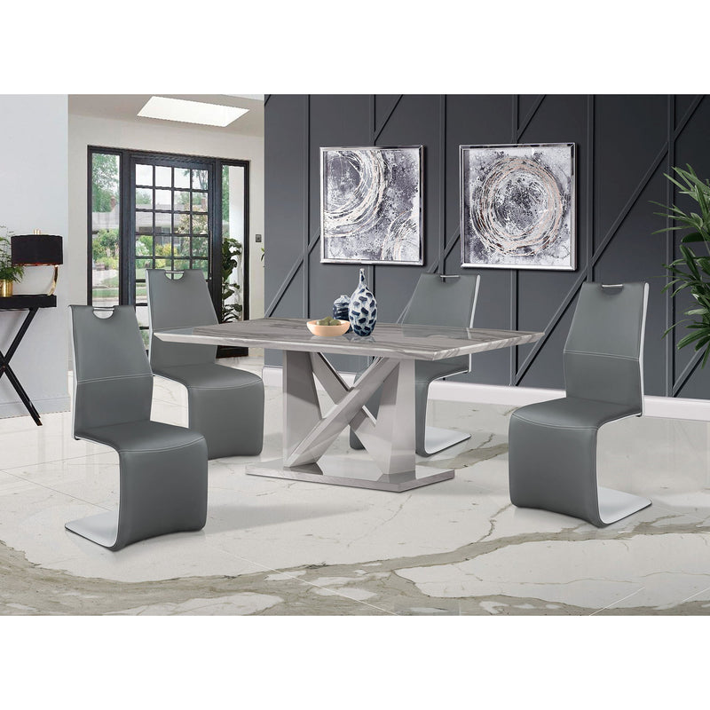 Caroline - Dining Table - Gray