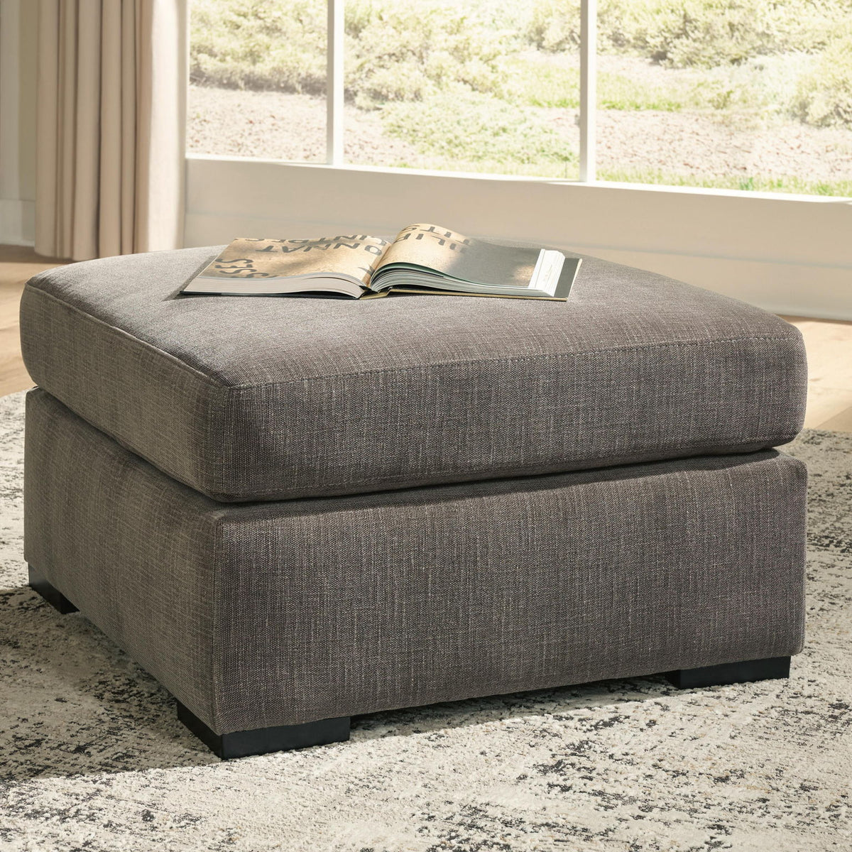 Larson Levee - Oversized Accent Ottoman - Espresso