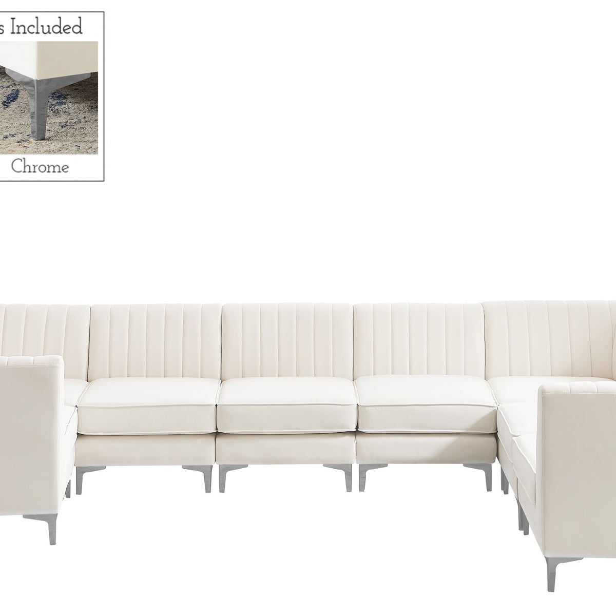 Alina - 8 Piece Modular U-Shaped Sectional