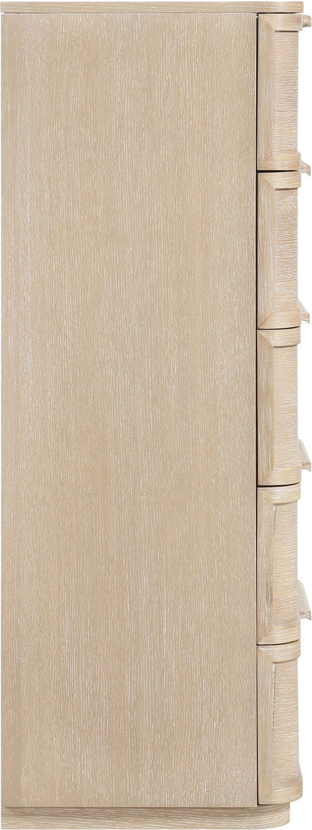 Tiberio - Oak Veneer And Solid Wood Chest
