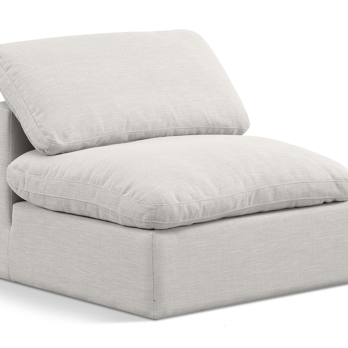 Indulge - Linen Armless Chair