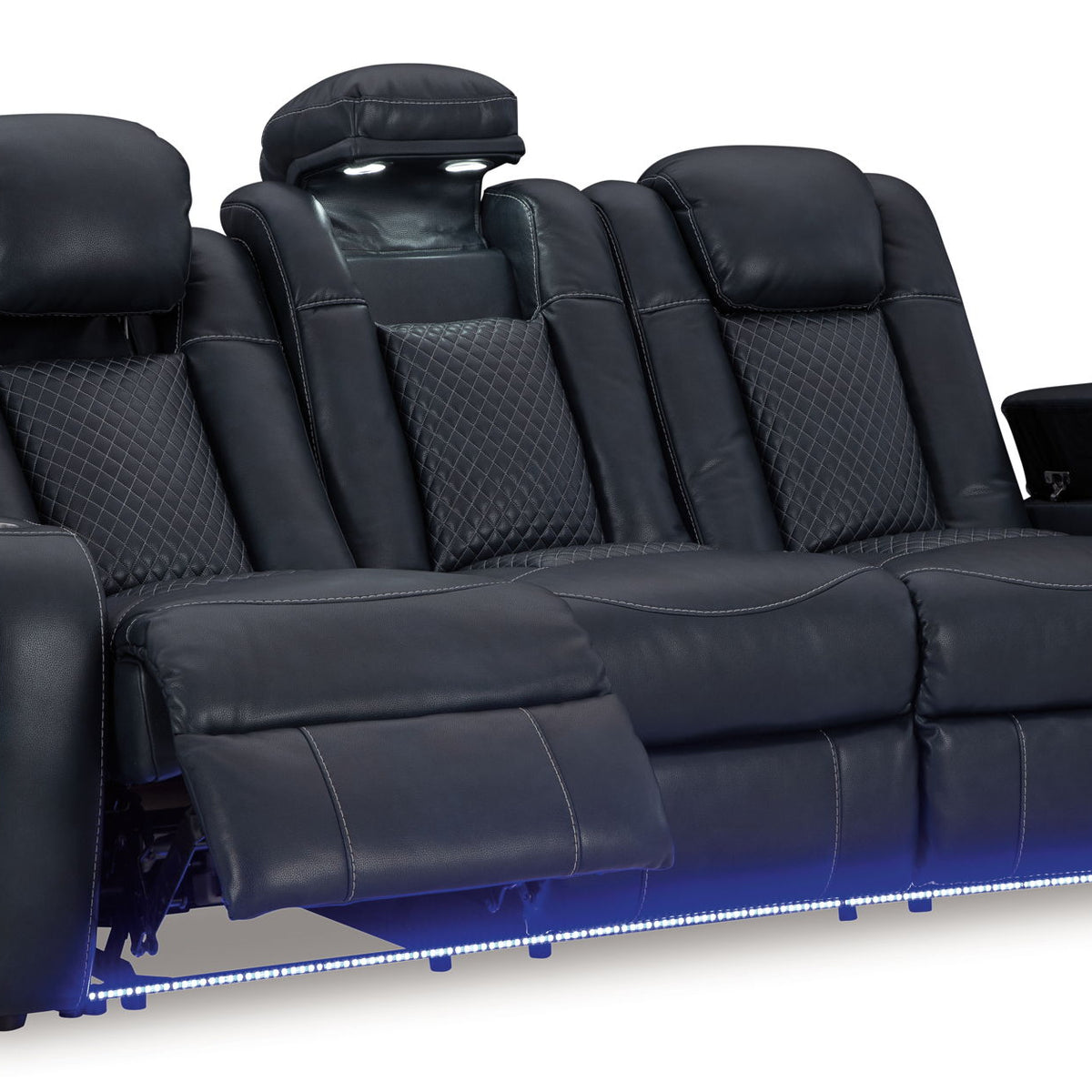 Fyne-dyme - Power Reclining Sofa With Adj Headrest